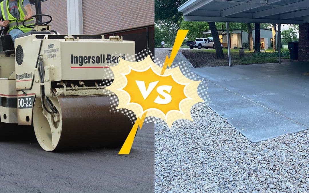 Asphalt vs. Concrete: Paving the Way for Your Temple, TX Property (and Beyond!)